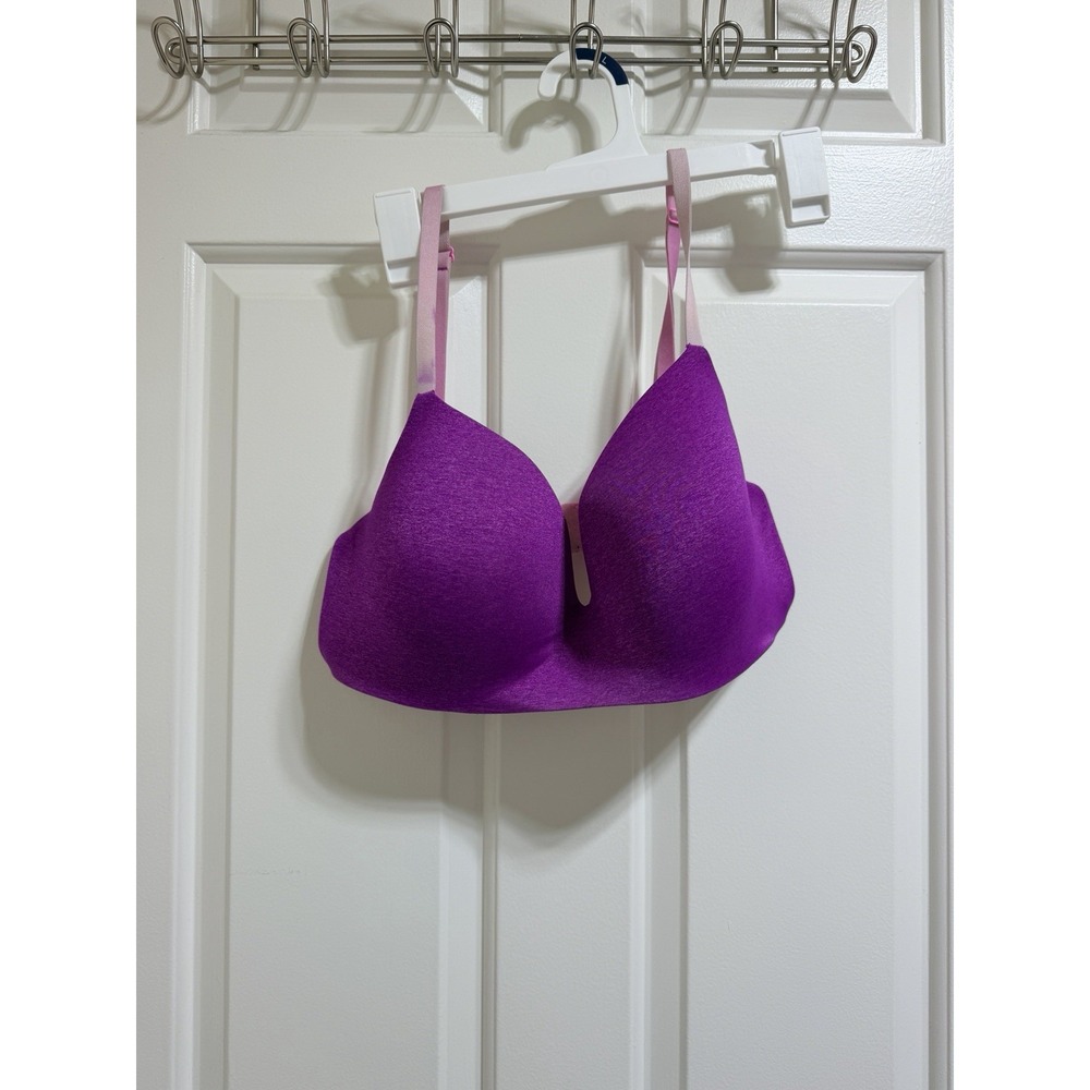 Victoria's Secret Incredible Padded No Wire T-Shirt Bra 36D Purple